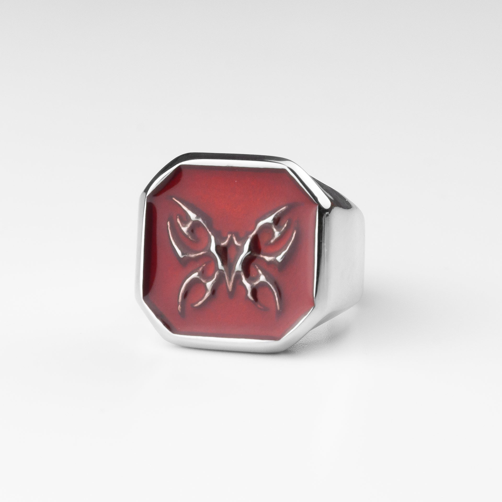 Butterfly Signet Ring [RED]