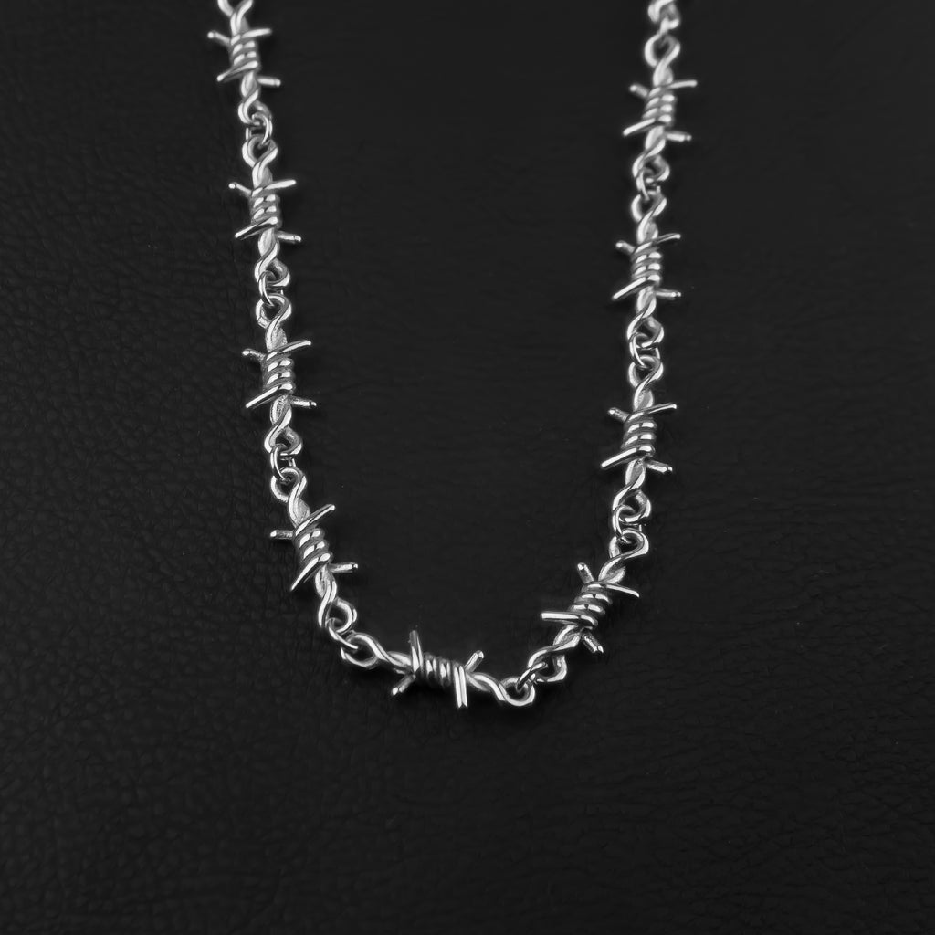 Barbed Wire Chain - Silver – MODERN OUT