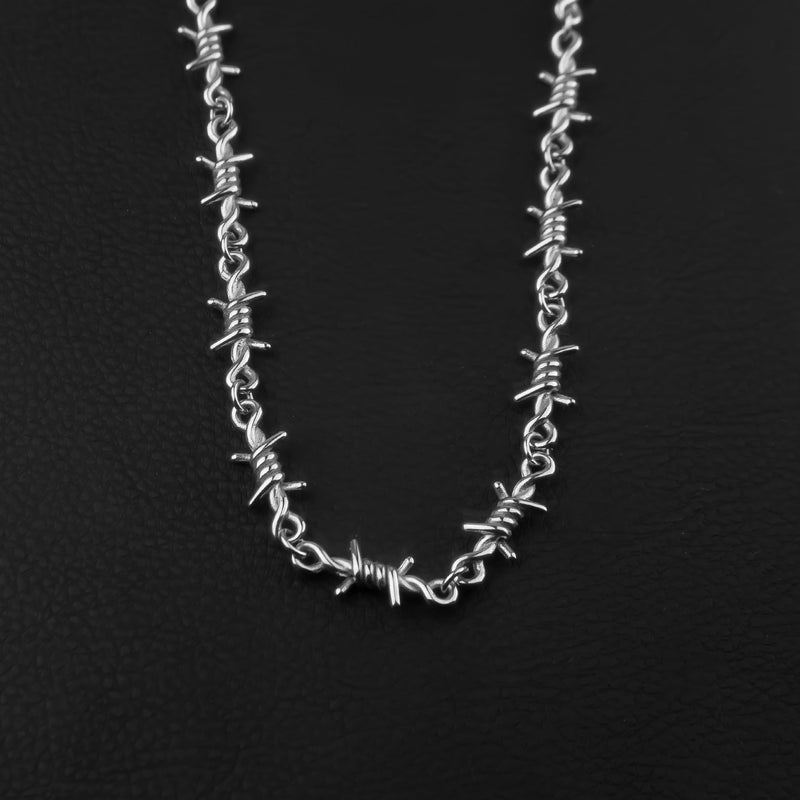 [Gold] Barbed Wire Necklace