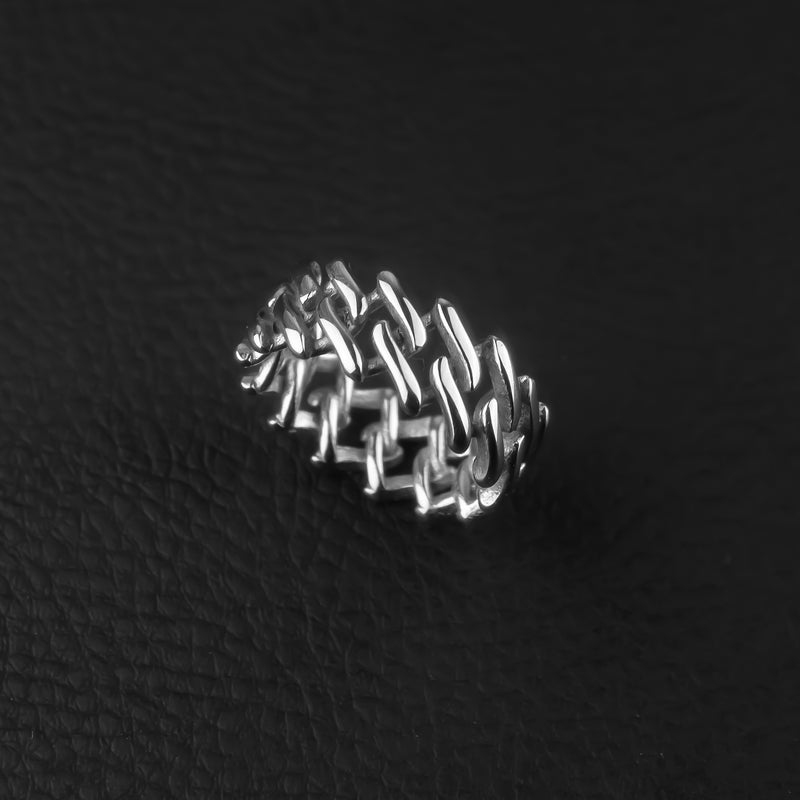 Spiked Cuban Ring