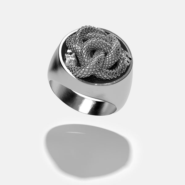 Python Signet Ring