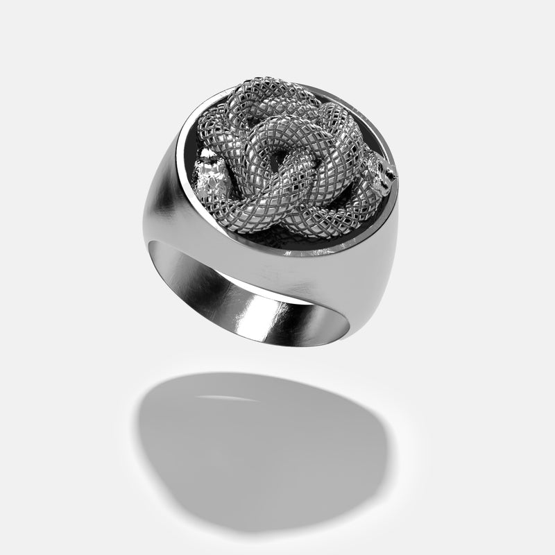 Python Signet Ring